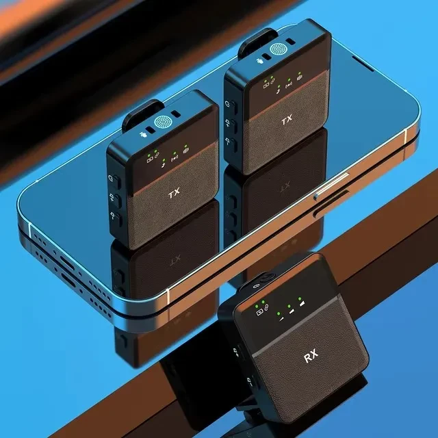 SX9 Wireless Mic Type-C & 3.5mm, Dual/Single Microphone