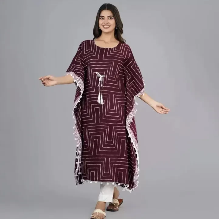 Stylish Printed Readymade One-Piece Dress for Women