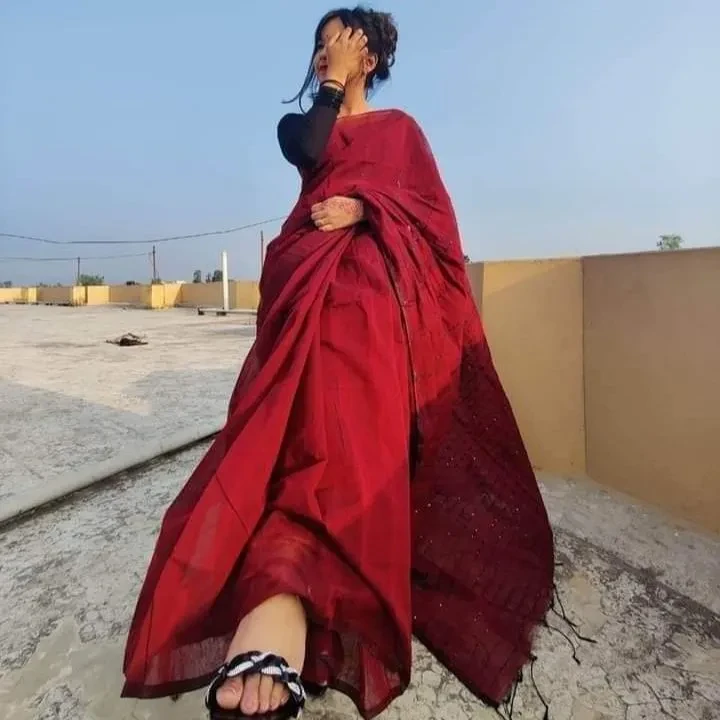 Tangail Halfsilk Chumki Saree for Women