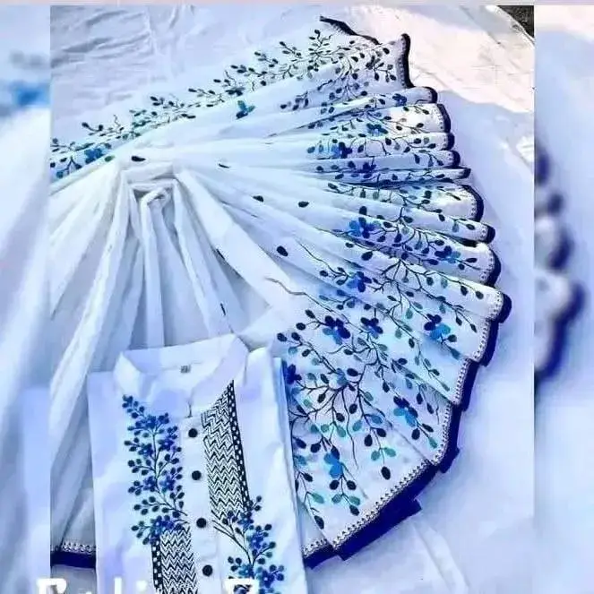 Half Silk Saree & Dhupiyan Panjabi – Couple Combo Set